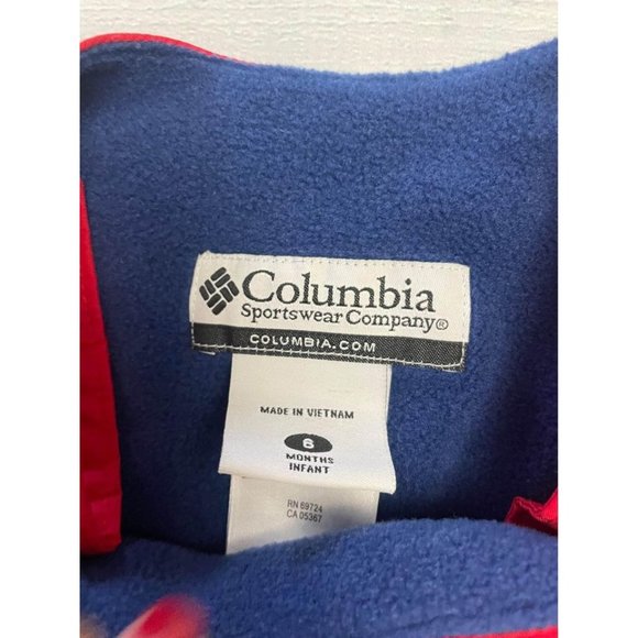 Kids Columbia Red Snowpants 6 Months - Picture 4 of 6